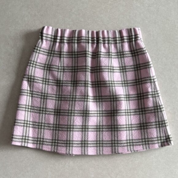 NWT Maje Jalisa Pink Checked Wool Mini Skirt ASO Enid Sinclair - Picture 9 of 12
